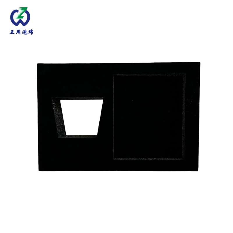 雙格植絨珍珠棉內(nèi)襯：單罐保健品 + 說明書的禮盒方案