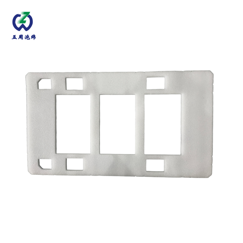 三槽定位白色珍珠棉內(nèi)襯：電子設(shè)備的模塊化分隔防護(hù)方案