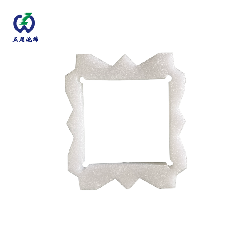 鋸齒邊框白色珍珠棉內(nèi)襯：方形產(chǎn)品的防壓與透氣防護(hù)方案